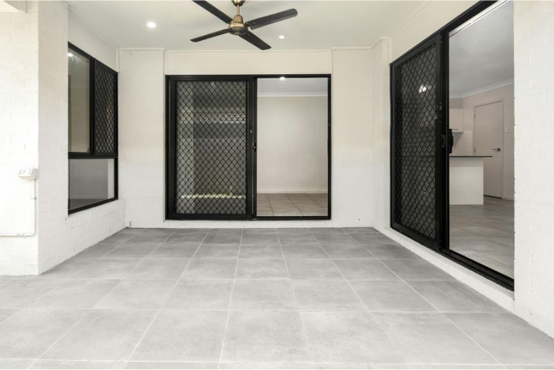 concrete patio entrance